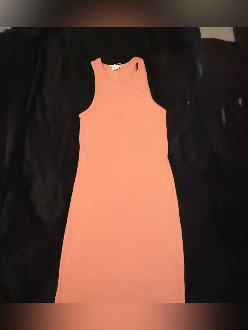 Forever 21 Peach Racerback Midi Dress